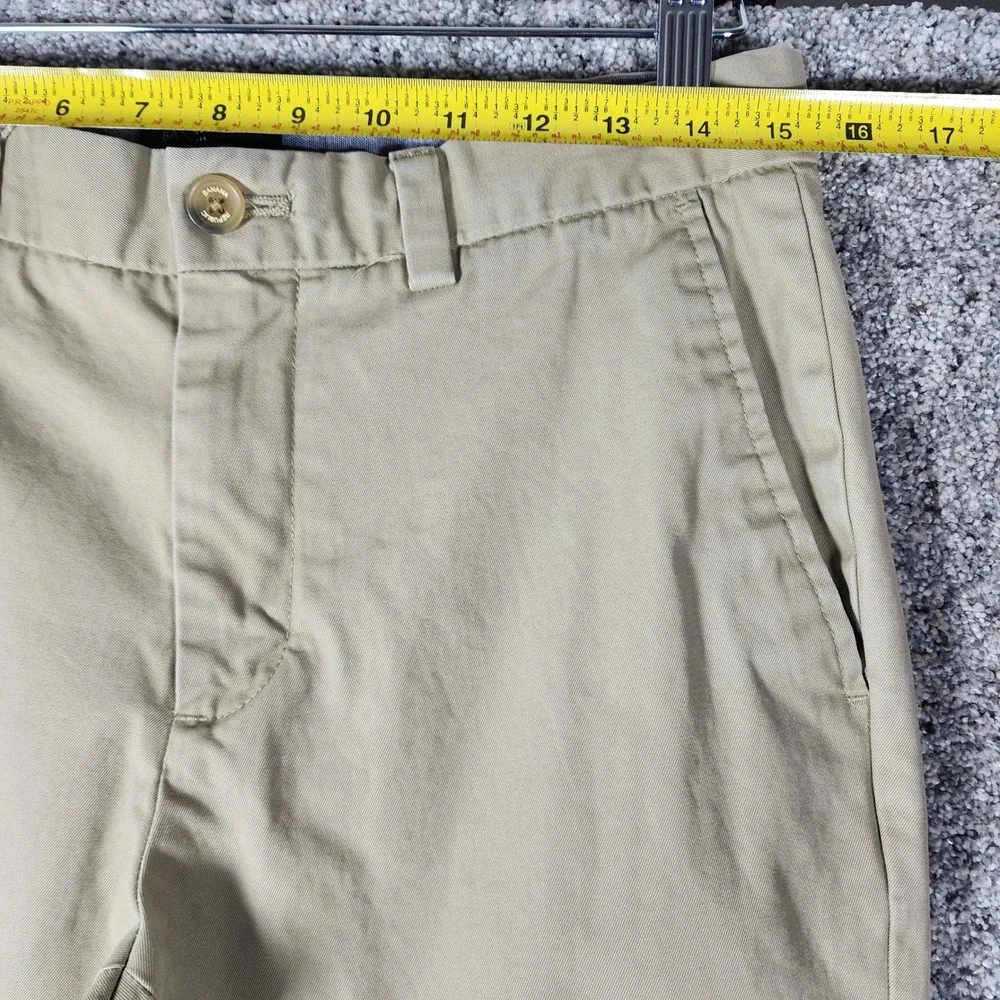 Banana Republic Aiden Chino Pants Mens 30x32 Tan Khaki Slim Fit Cotton Good